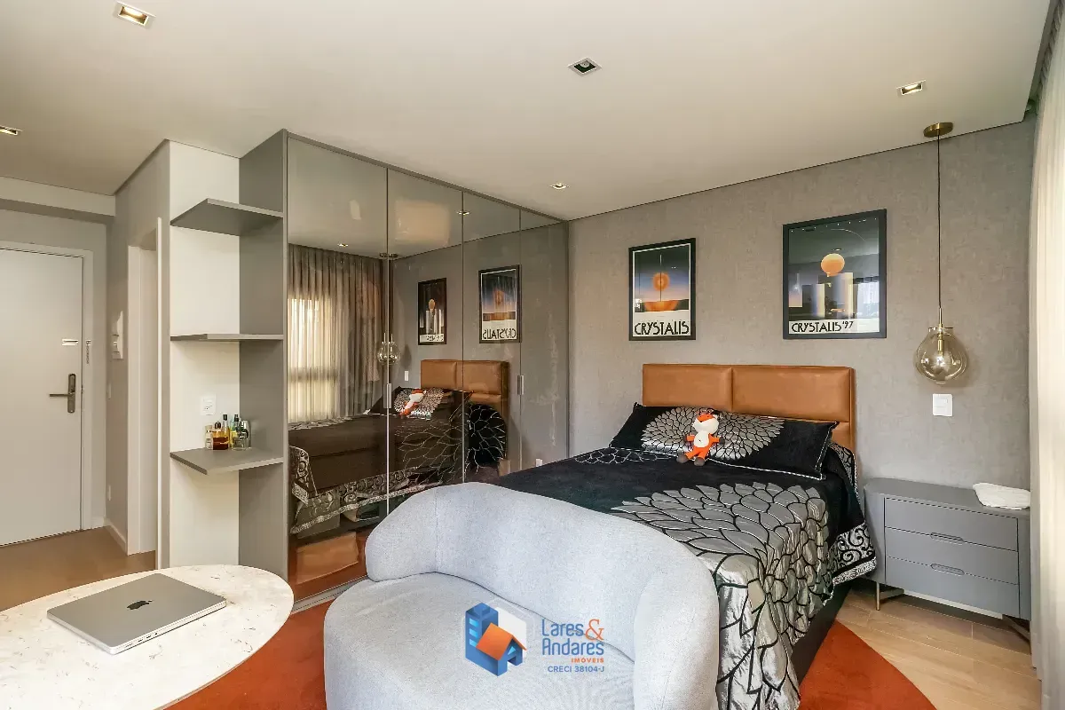 Foto do imóvel Apartamento para venda em Sumaré com 1 quarto, sendo 1 suíte, 34m² em Rua Paracuê