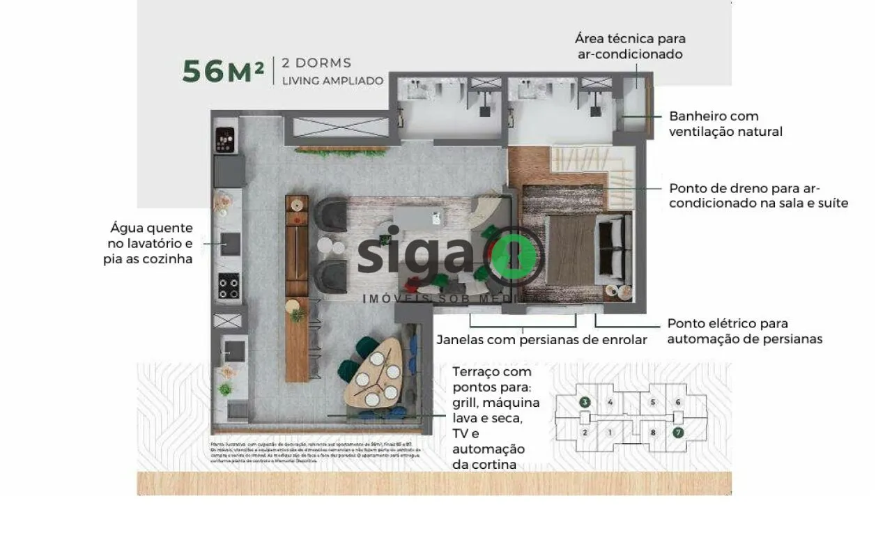Imagem Apartamento para venda na Vila Madalena, São Paulo - SP
