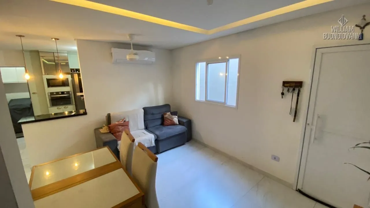 Imagem Casa de condomínio 2 dormitórios sendo 2 suítes com quintal no Tude bastos