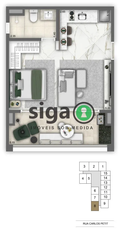 Imagem Apartamento à venda 1 Quarto, 38m², Vila Mariana - SP