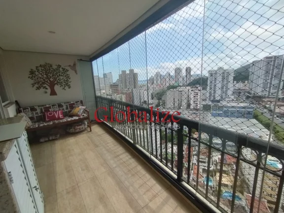 Imagem Apartamento à venda com 3 dormitórios e 2 vagas no bairro do José Menino em Santos por R$ 815.000,00