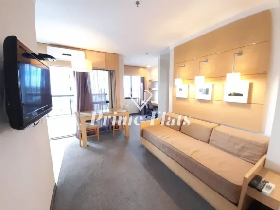 Foto do imóvel Flat disponível para venda no Suites Congonhas by Atlântica em Campo Belo, com 44m², 1 dormitório e 1 vaga de garagem em Rua Henrique Fausto Lancellotti