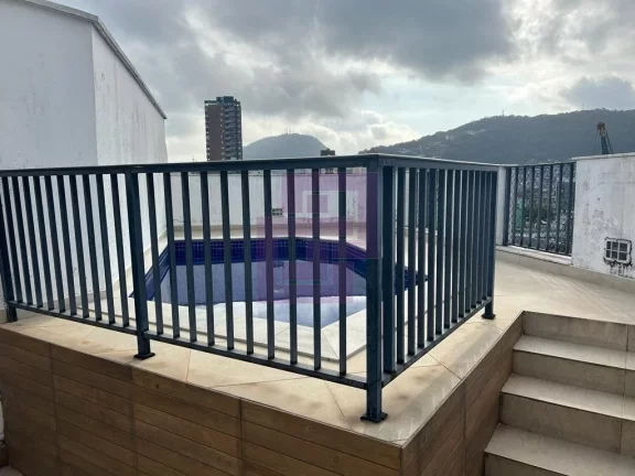 Imagem Cobertura com piscina e churrasqueira
