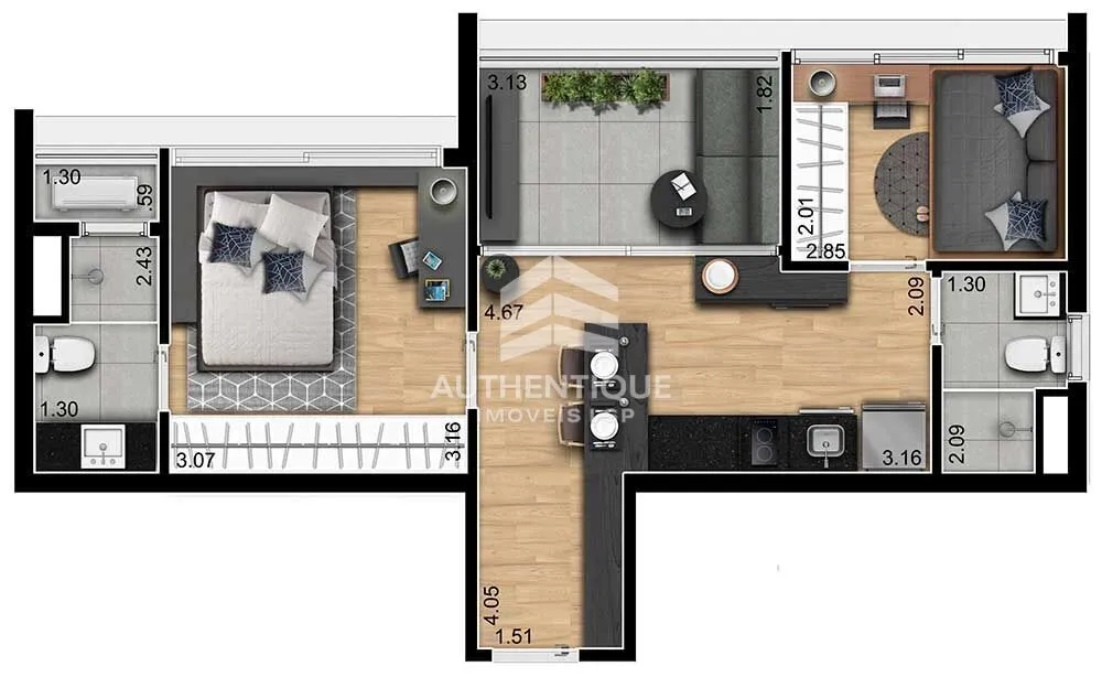 Imagem VITACON LORENA JARDINS - Apartamento no bairro Jardins à venda