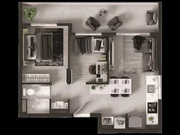 Imagem ISLA MORUMBI - TARJAB - Aptos 43m², 2 dorms, próximo à Estação Vila Sônia do Metrô!