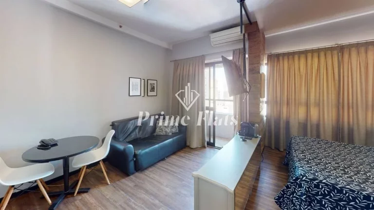 Imagem Flat disponível para locação no Quality Paulista, com 29m², 1 dormitório e 1 vaga