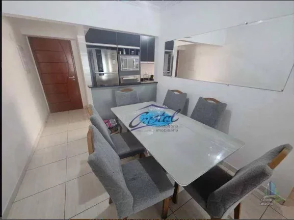 Imagem Apartamento com 2 dormitórios à venda, 73 m² por R$ 590.000 - Canto do Forte - Praia Grande/SP