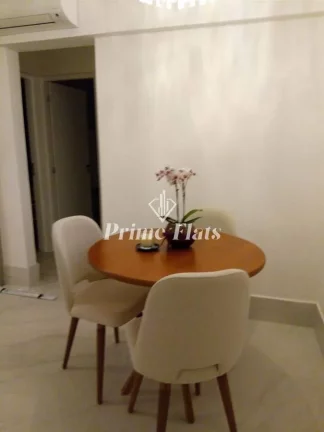 Imagem Flat disponível para locação no Alameda Apart Hotel no Jardim Paulista, com 45m², 1 dormitório e 1 vaga