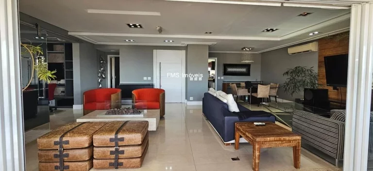 Imagem Apartamento à venda ou locação na Vila Romana com 4 Quartos sendo 3 Suítes, 4 Banheiros, 3 Vagas.