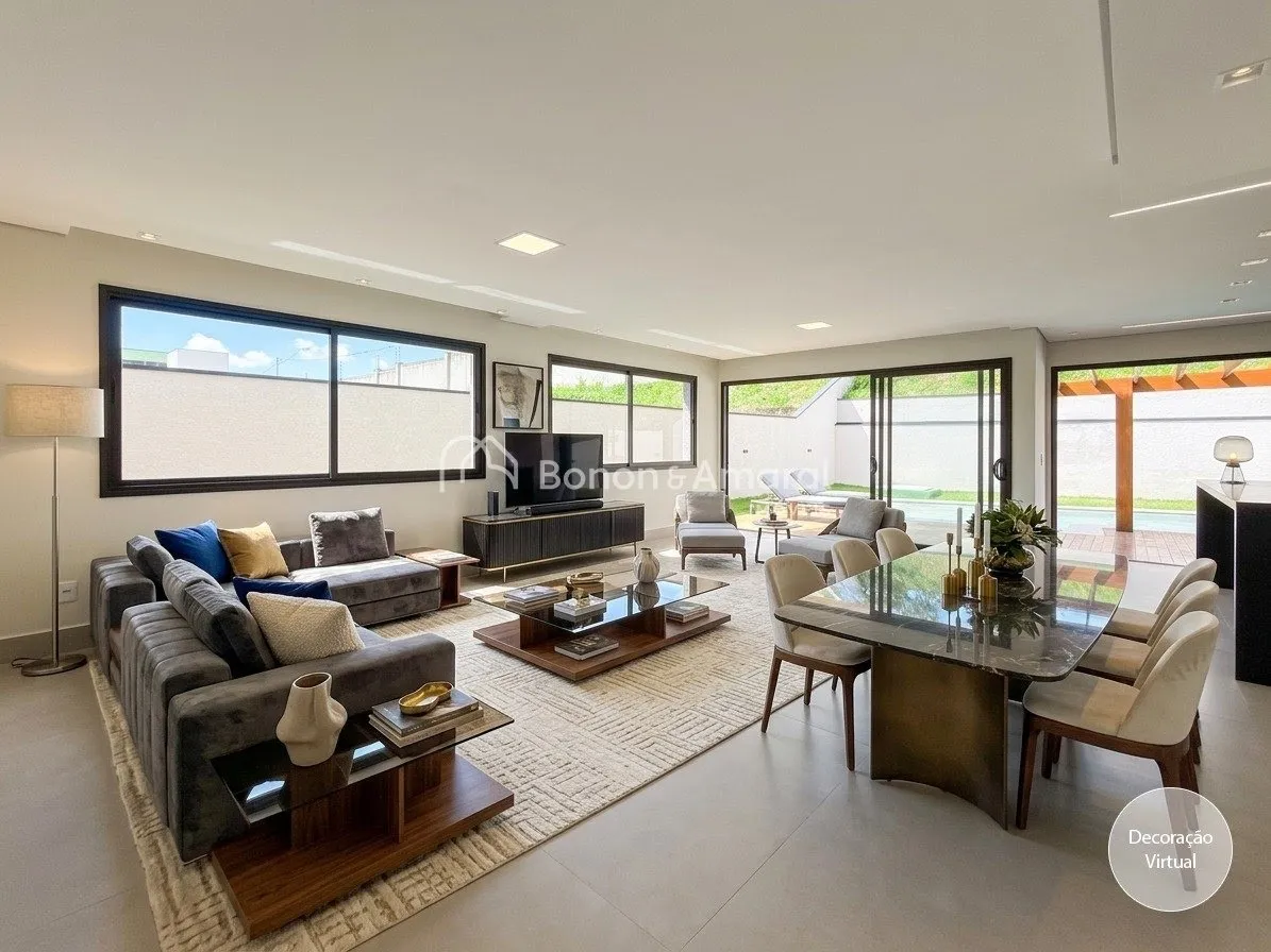 Imagem Casa Moderna com Piscina no Condomínio Bella Campinas - Exclusividade e Conforto em Localização Estratégica