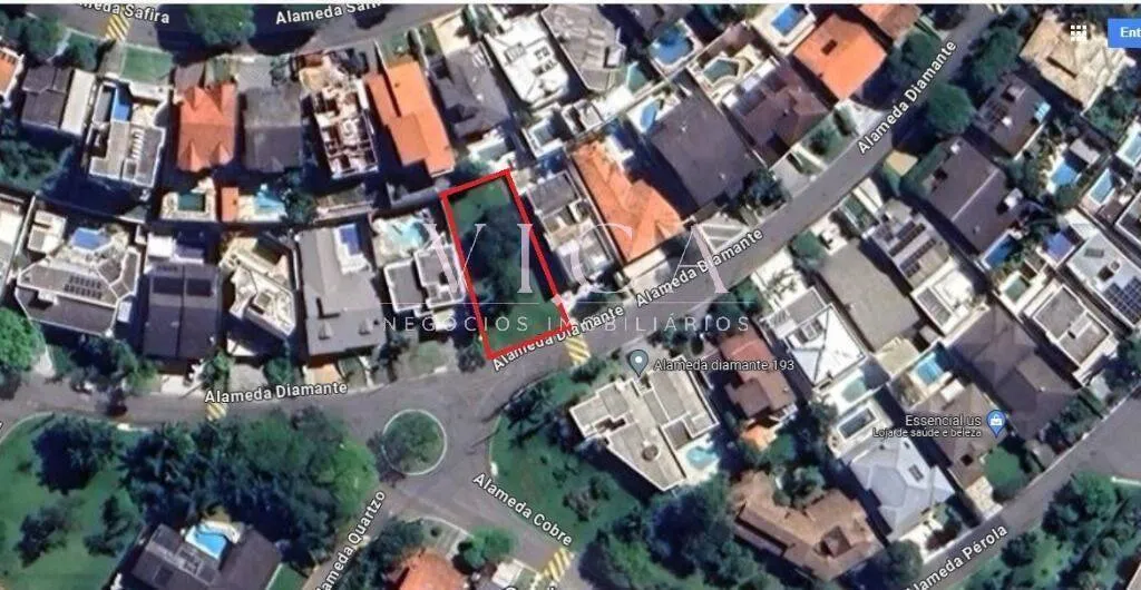 Imagem Terreno 480m² leve aclive a venda R$ 1.495.000 - Alphaville 9 SP