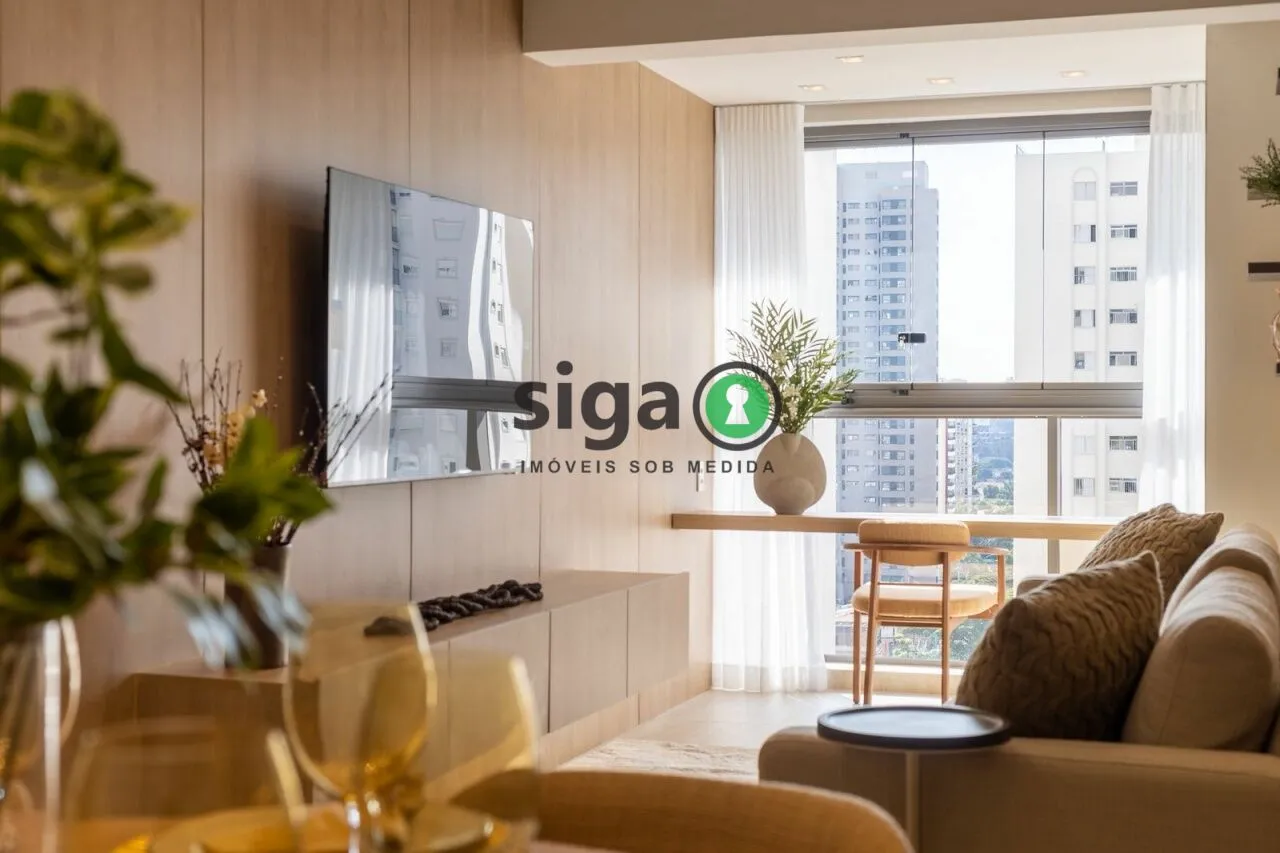 Imagem Apartamento mobiliado para locação com 81 m², 2 dormitórios e lazer completo
