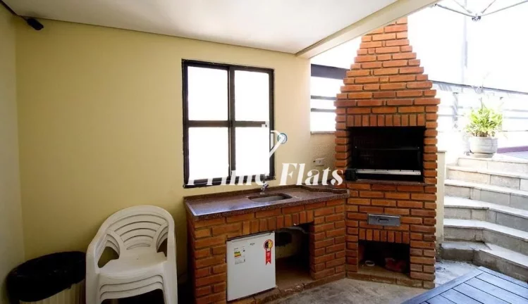 Imagem Flat disponível para locação no Condomínio Tiffany Residence, com 45m², 1 dormitório e 1 vaga de garagem