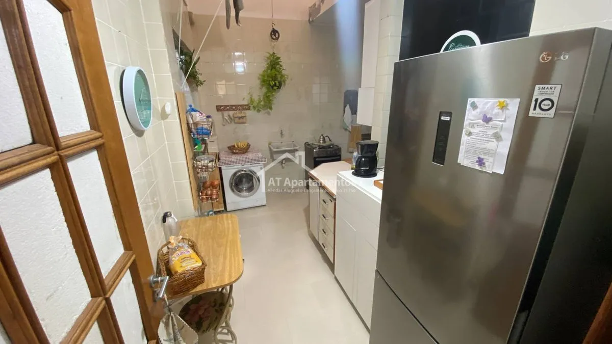 Imagem Apartamento 2 quartos São Cristóvão: Cozinha planejada e Ar Condicionado