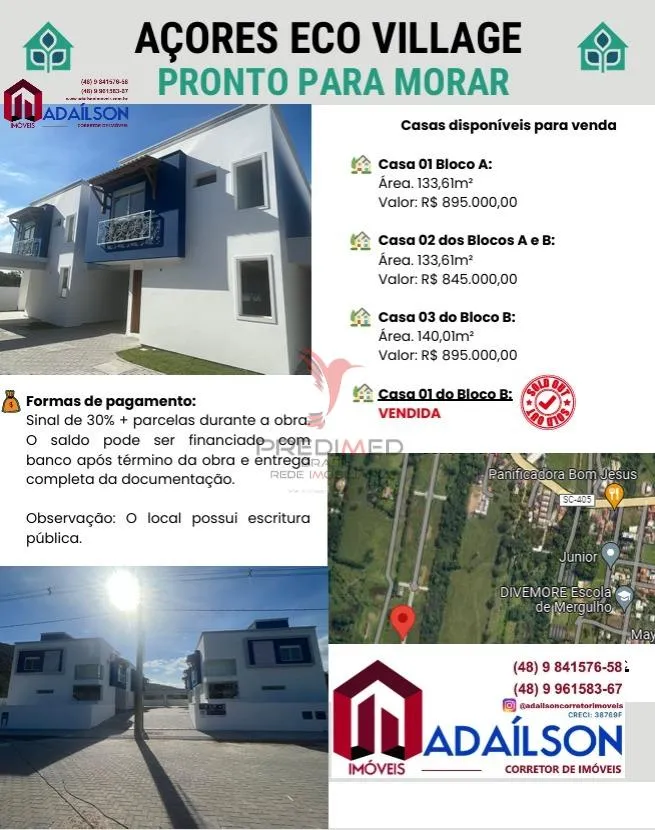 Imagem Açores Eco Village (Vila de 6 Casas) FLORIANOPOLIS SC