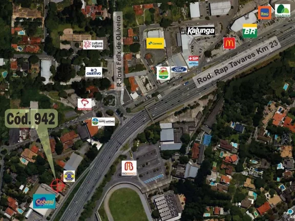 Imagem Terreno (1319 m²) Comercial frente p/ Raposo Tavares (altura km 24) - venda ou aluguel - Granja Viana - Cotia/SP