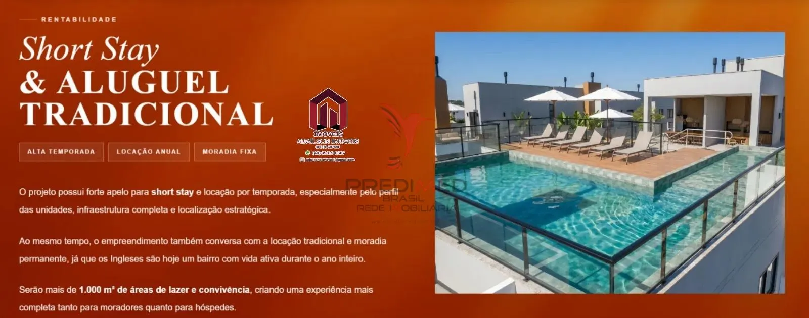 Imagem Unidades habitacionais do Icone Residence Florianópolis SC Brasil