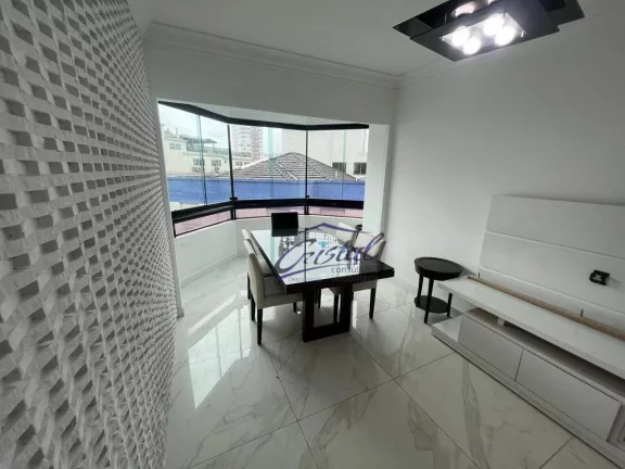 Imagem Apartamento Duplex com 4 dormitórios à venda, 224 m² por R$ 1.900.000,00 - Ponta da Praia - Santos/SP