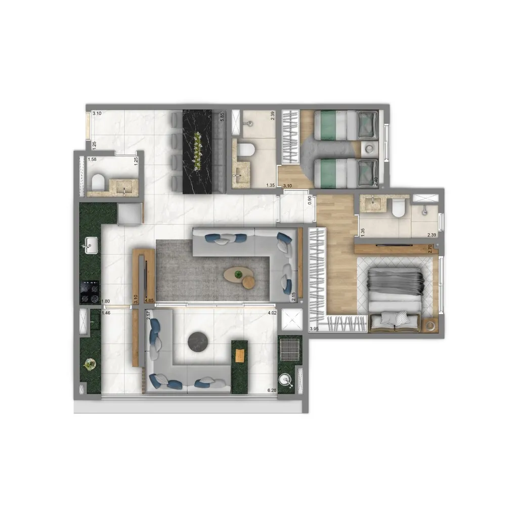 Imagem Living Duett Mooca - Living Duett Mooca
