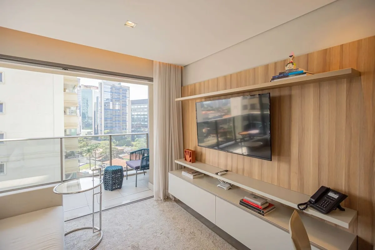 Imagem Apartamento com 1 Quarto para alugar, 42m² - Pinheiros