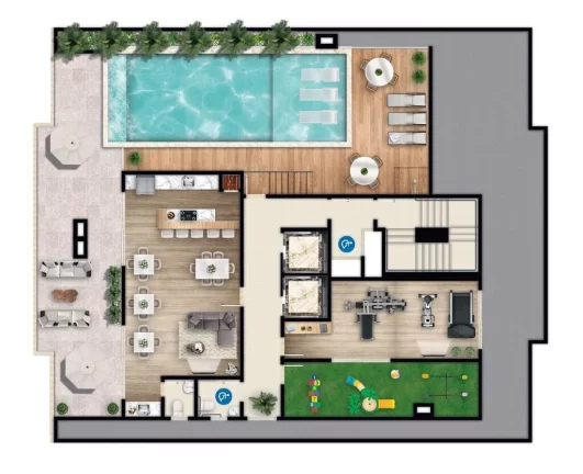 Imagem Acqua - Residencial - Apartamento à venda no bairro Pagani - Palhoça/SC