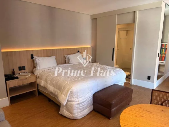 Imagem Flat disponível para venda no Hotel Address Faria Lima by Intercity, com 42m², 1 dormitório e 1 vaga