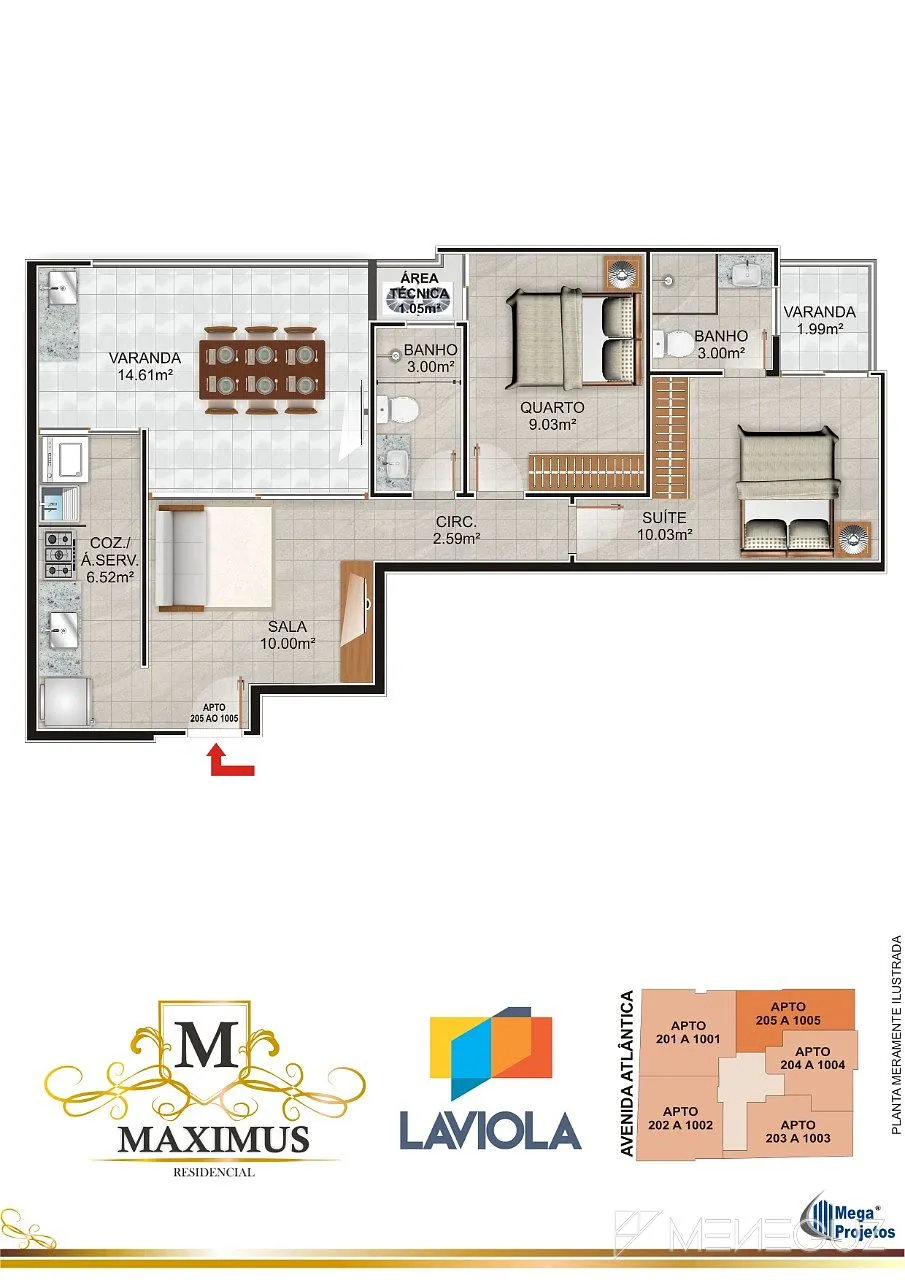 Imagem Maximus - Empreendimento com apartamentos a venda na Praia do Morro com Lazer completo