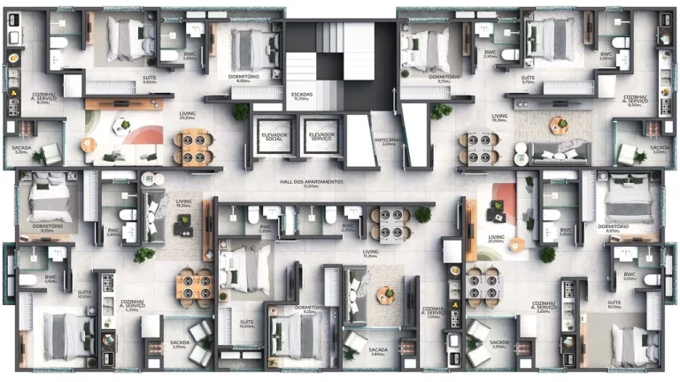 Imagem Lorenzo Gabriel Residence - Apartamento à venda no bairro Morretes - Itapema/SC