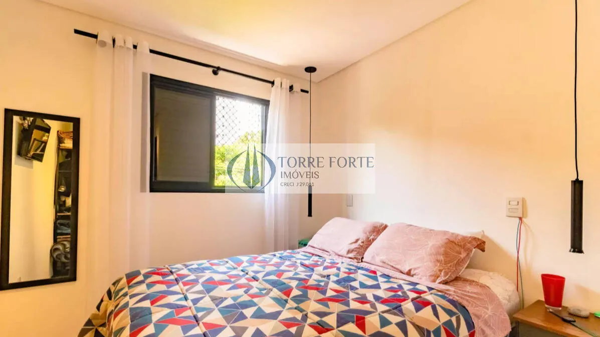 Imagem Lindo apartamento com 50m², 2 dormitórios sendo 1 suíte, 1 vaga de garagem