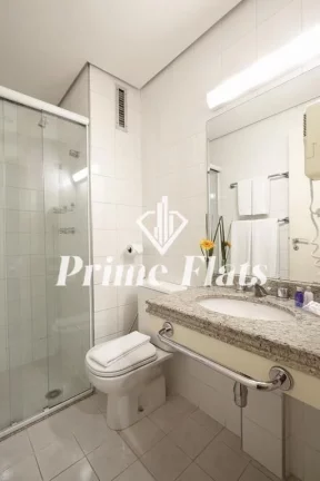 Imagem Flat disponível no Slaviero Essential São Paulo Ibirapuera, com 35m², 1 dormitório e 1 vaga