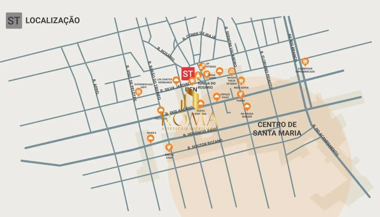 Imagem Apartamento 1 dormitórios à venda Nossa Senhora do Rosário Santa Maria/RS