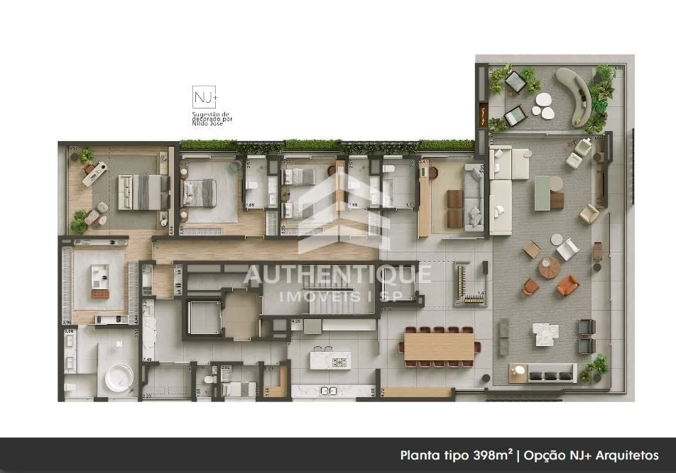 Imagem SETE VILA NOVA CONCEIÇÃO - Apartamento à venda no bairro Vila Nova Conceição - São Paulo/SP, Zona Sul