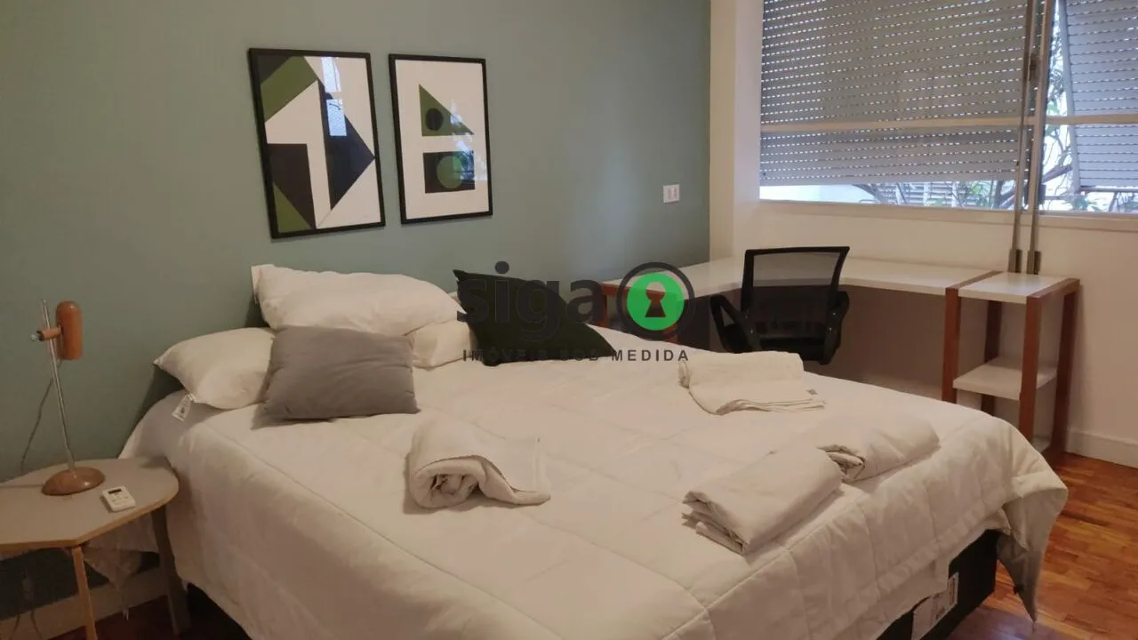 Imagem Apto com 137m² para Locação Mobiliado ou não, no Jardim Paulista, com 1 suite e 1 vaga