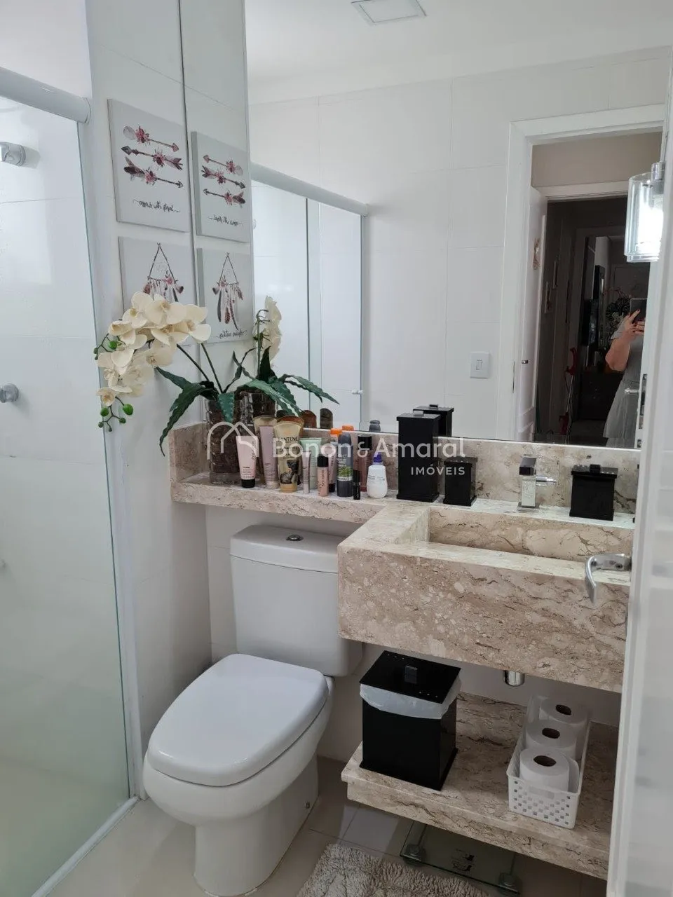 Imagem Apartamento com 84 m² e 3 quartos, no Mansões Santo Antônio - Campinas/SP.