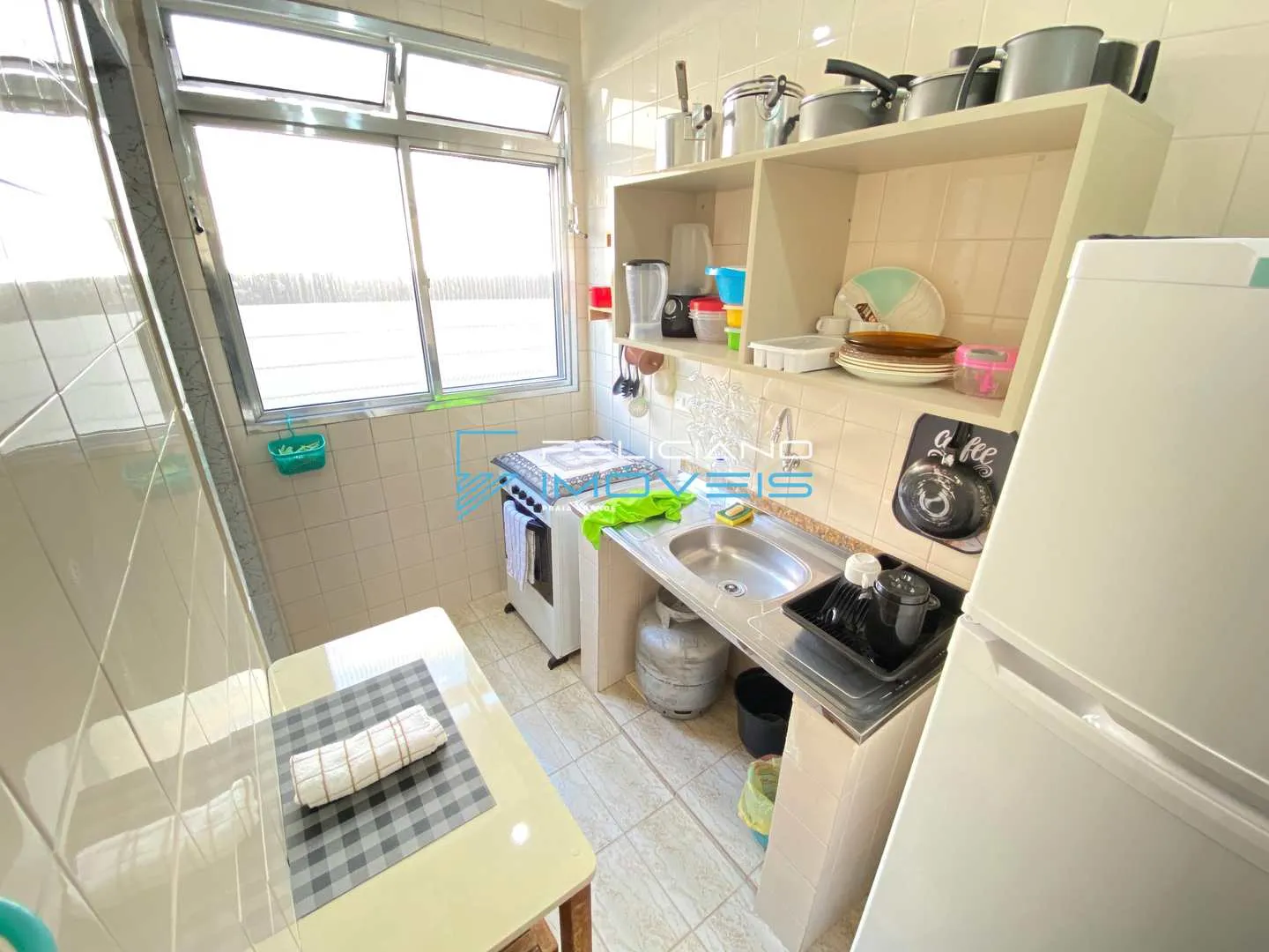 Imagem Kitnet com 1 quarto, Boqueirão, Praia Grande - R$ 225 mil, Cod: 6584