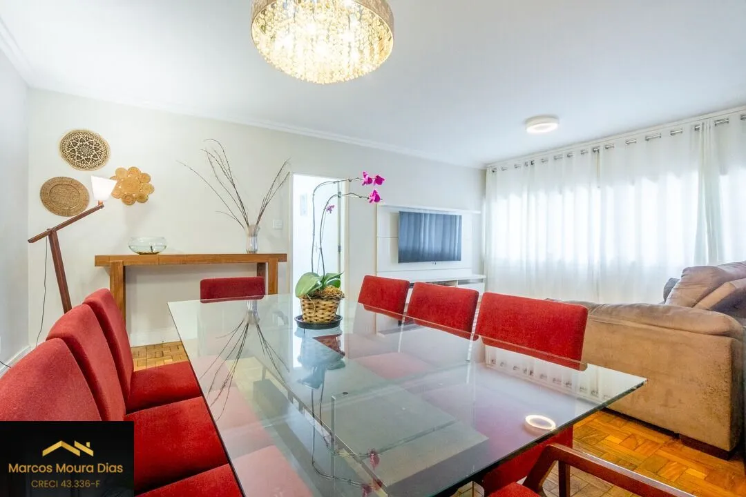 Imagem Apartamento Reformado na Av. Angelica, 144m², 3 dorms (1 suíte), lavabo, 1 Vaga. Edifício com Lazer