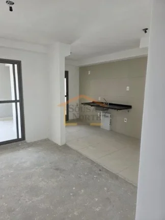 Imagem A planta bem distribuída conta com 3 suítes, 2 salas e uma cozinha integrada, proporcionando ampla...
