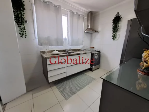 Imagem Apartamento à venda com 60m², 1 quarto, 2 banheiros, varanda, elevador, 1 vaga por R$420.000,00 na Encruzilhada em Santos