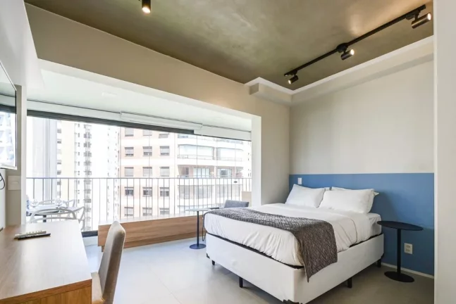 Foto do imóvel Apartamento à venda em São Paulo, Vila Nova Conceição, com 1 quarto, 32m2 em Bueno Brandão