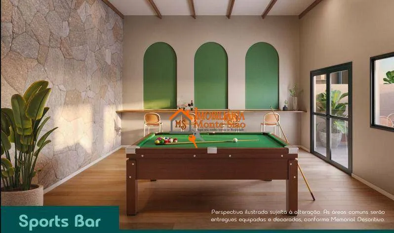 Imagem Apartamento com 2 dormitórios à venda, 46 m² por R$ 381.246,72 - Vila Endres - Guarulhos/SP