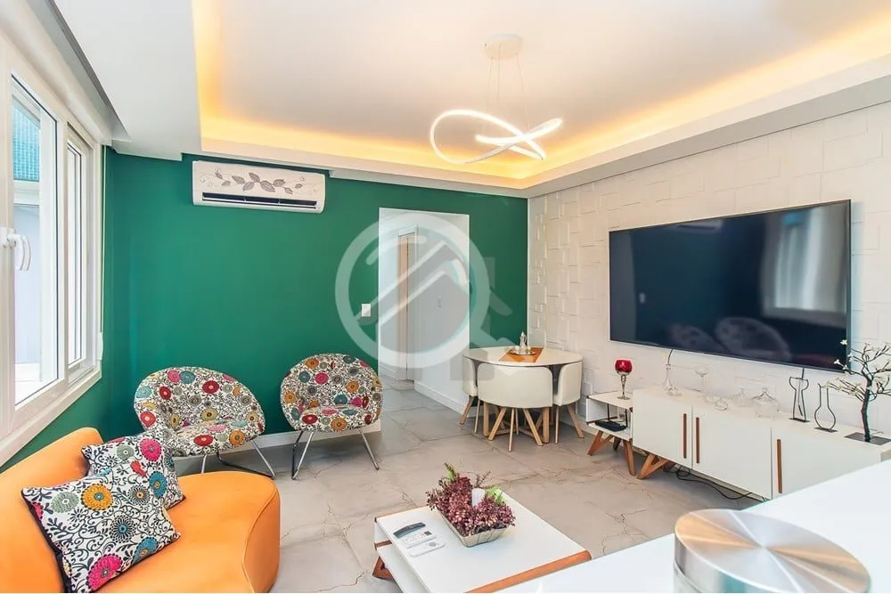 Imagem Apartamento de frente, com 109,78 m² - 3 dormitórios transformado em 2, sendo 1 suíte com closet....