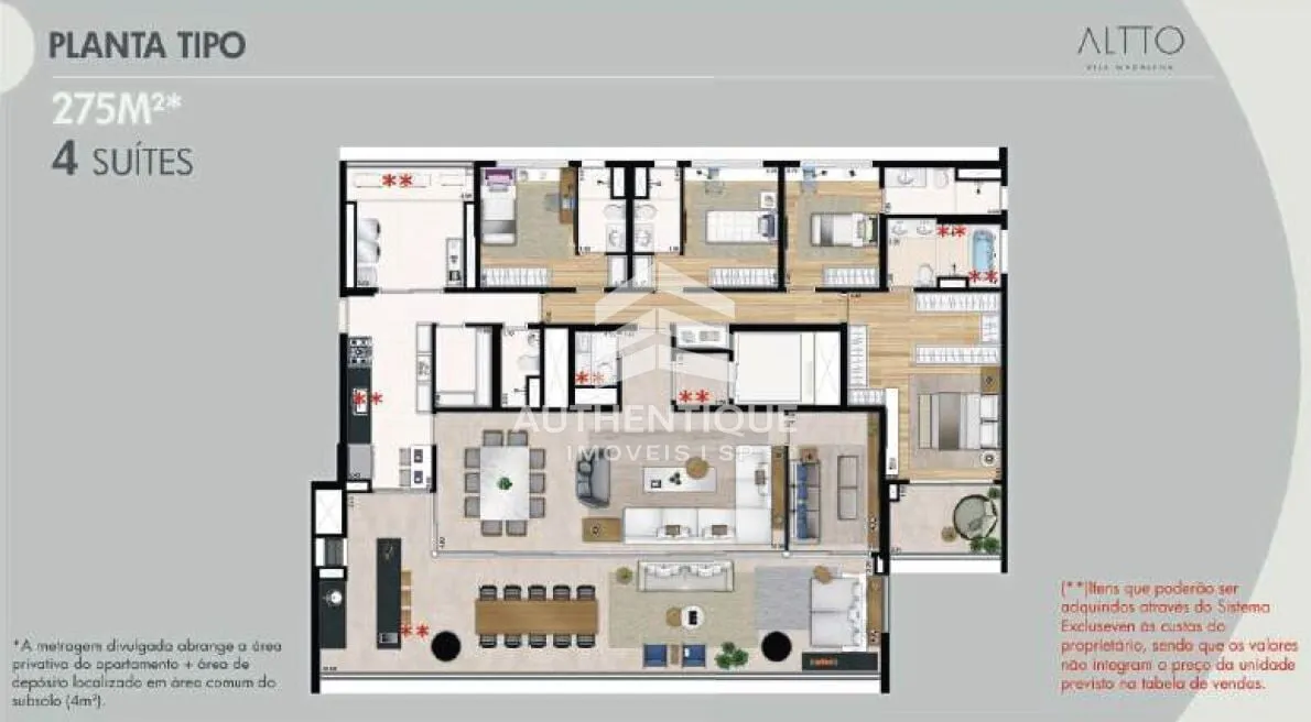 Imagem ALTTO VILA MADALENA - Apartamento no bairro Madalena à venda