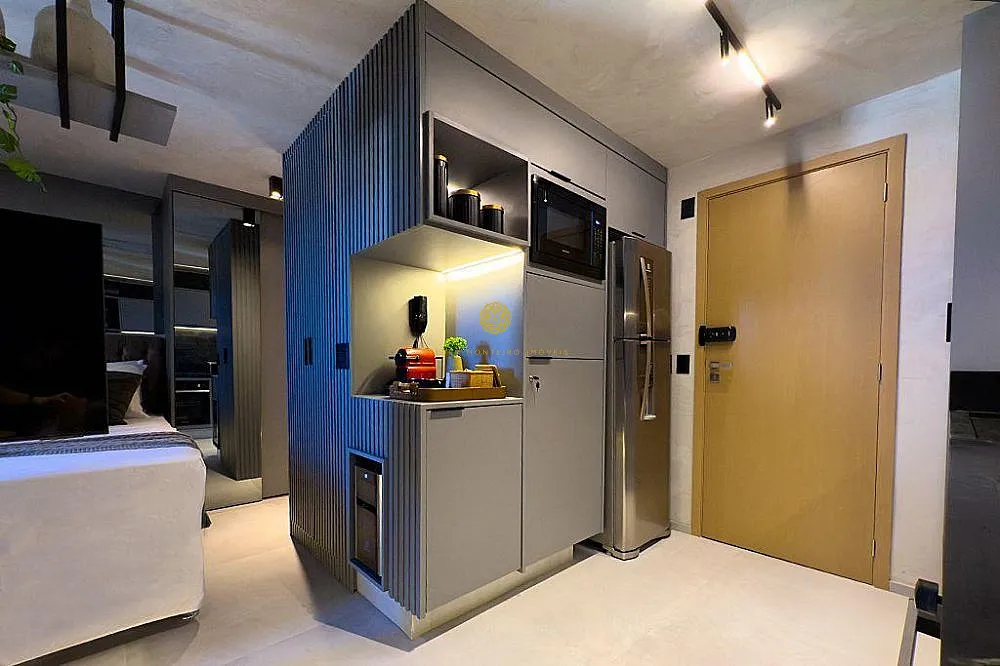 Imagem Studio Decorado e Mobiliado no House Ondina, 25,25m²