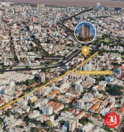 Imagem Na rua Felipe de Oliveira, 2 suites e infraestrutura.