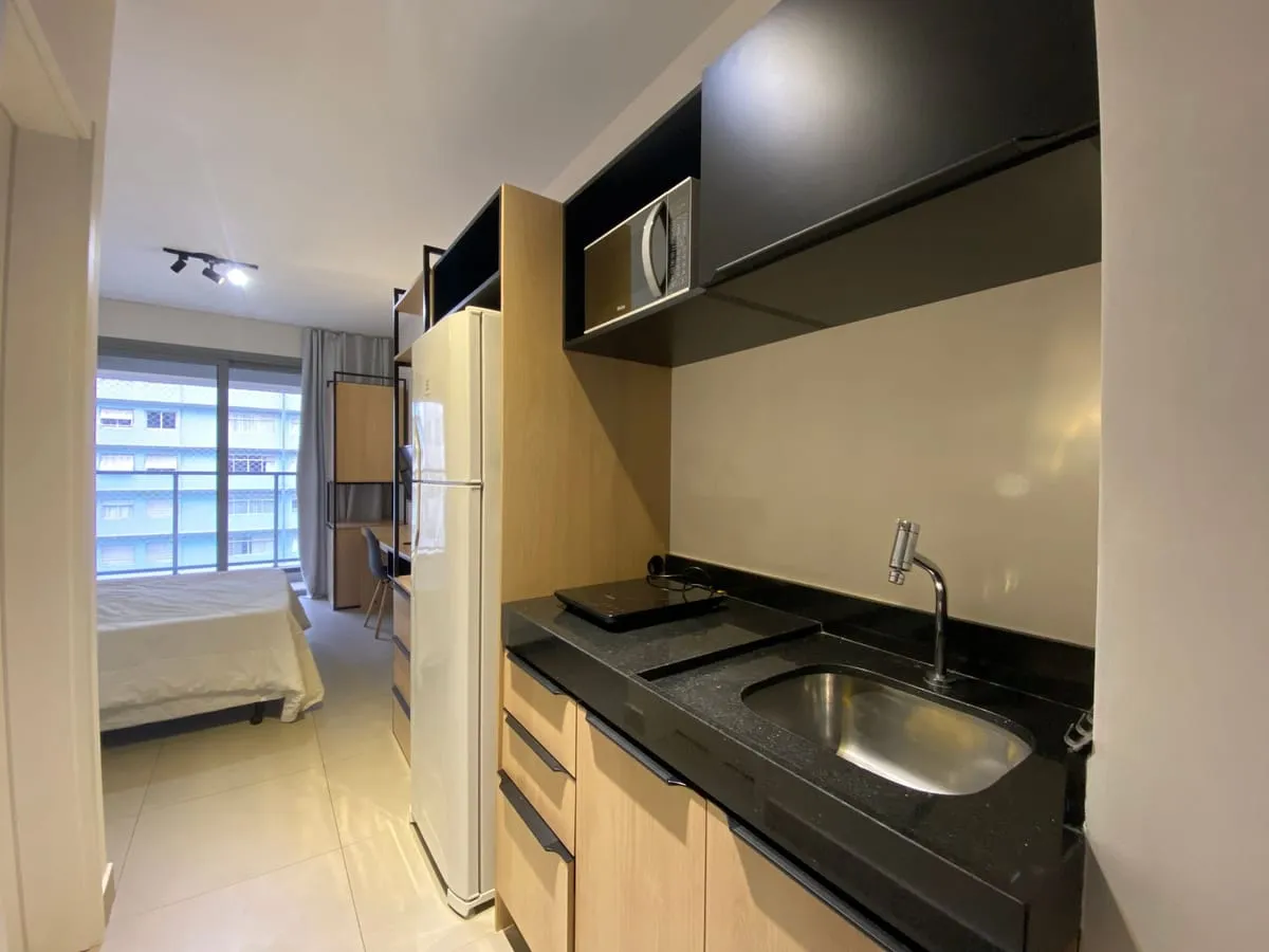 Imagem Apartamento com 1 Quarto para alugar, 24m² - Perdizes