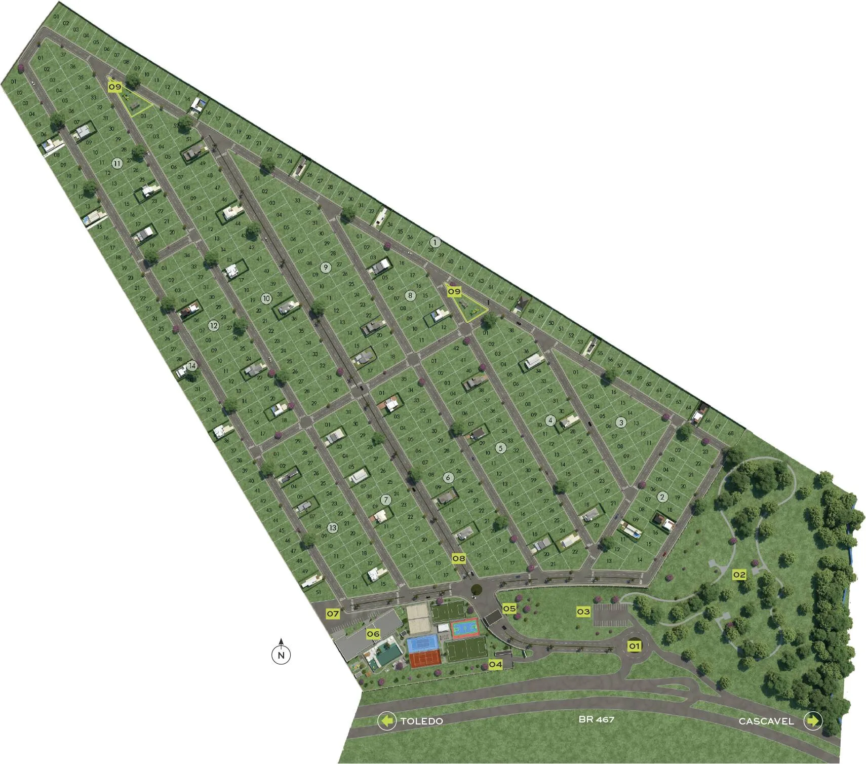 Imagem Terreno à Venda com 300m2 no Vitality Home e Resort em Cascavel