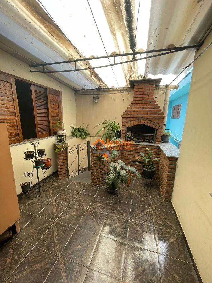 Imagem Sobrado com 3 dormitórios à venda, 240 m² por R$ 640.000 - Ponte Grande - Guarulhos/SP