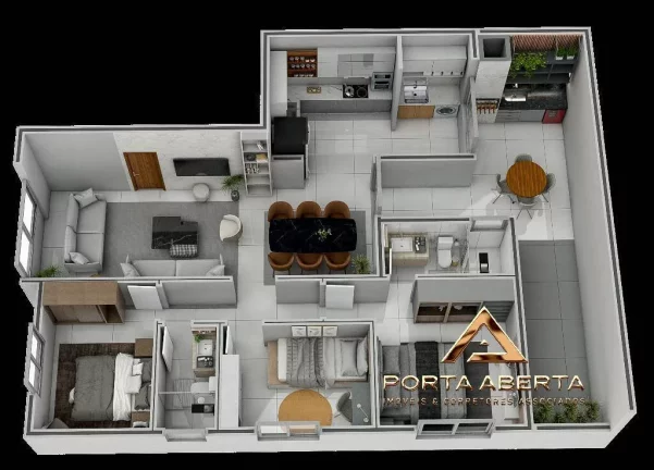 Imagem Cobertura 4 Quartos, sendo 1 Suite - Imbaubas - COD 682