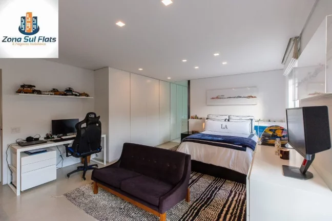 Imagem Apartamento à Venda No Jardim Guedala ao lado do Parque Alfredo Volpi com 3 suítes, varanda integrada e 7 Vagas