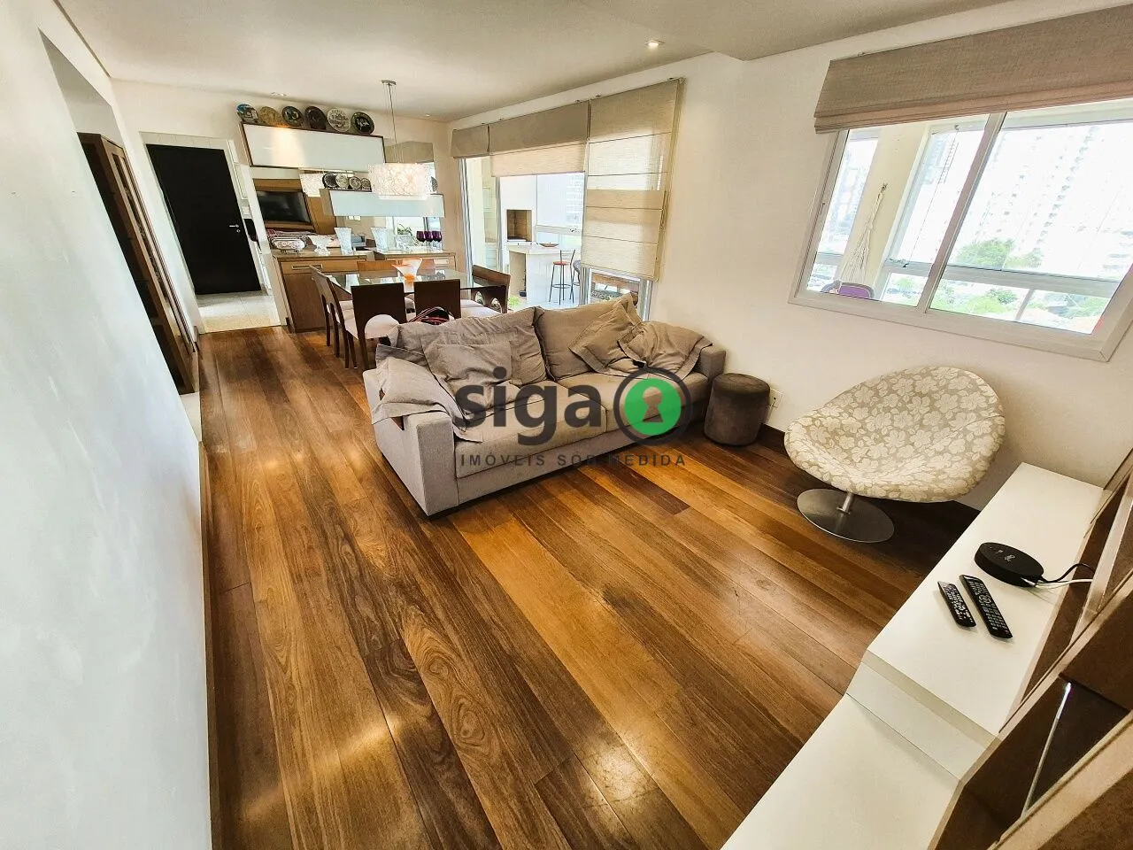Foto do imóvel Apartamento a venda no Brooklin de 138m2, 3 quartos e 2 vagas